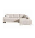 ANGLE DROIT-CV+COFFRE-TISSU POSO 100-CAT 1-BEIGE-LONDON/HONOLULU