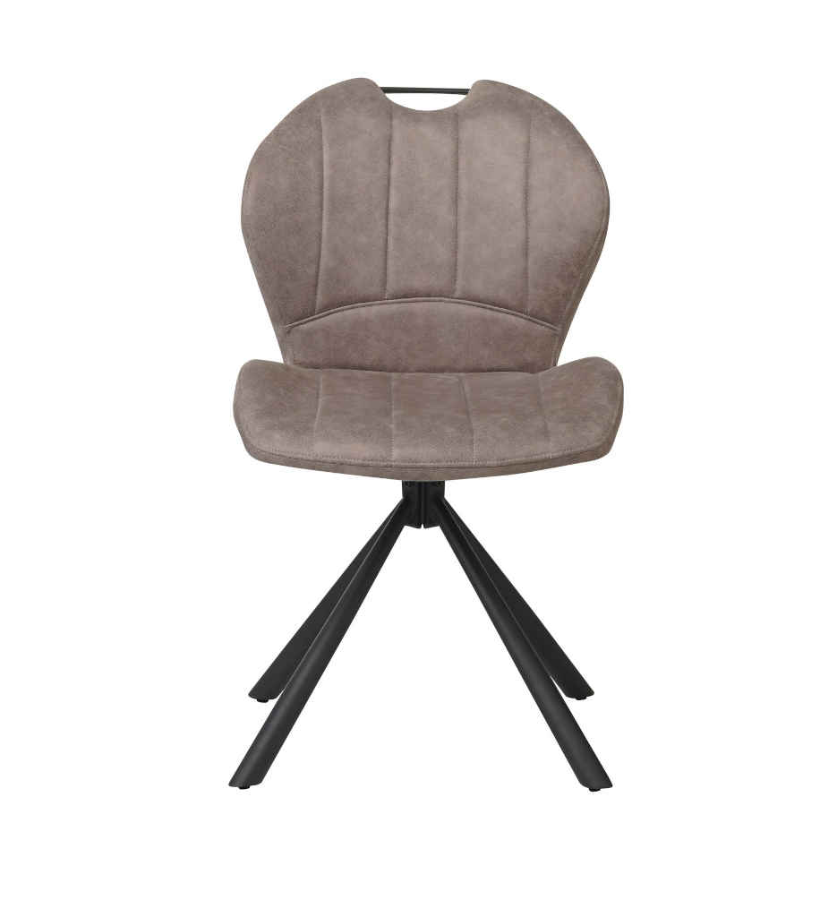 #CHAISES PIVOTANTE 180°-TAUPE-16231TA -BURTON 2