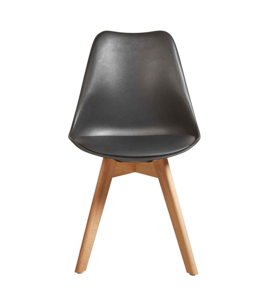 #CHAISE ABS/BOIS-NOIR-16226NO  -NORVEGE