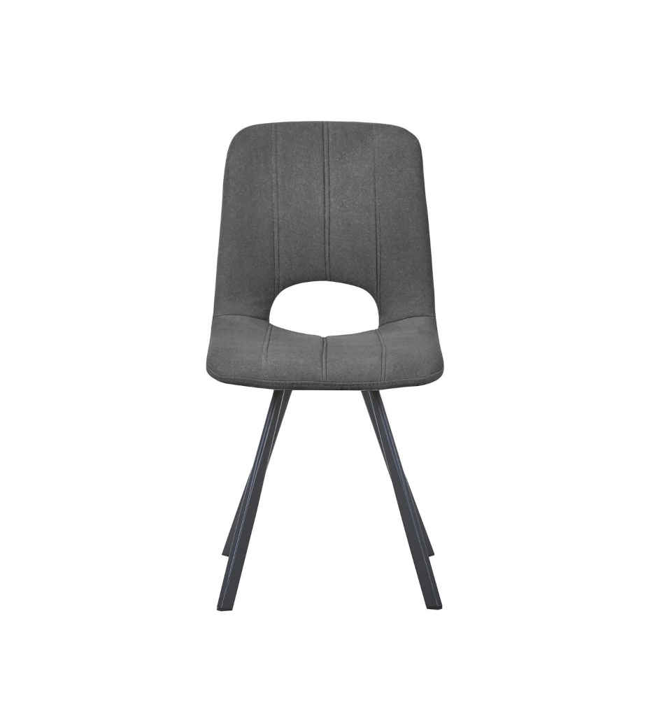 #CHAISE TISSU-ANTHRACITE-11518GA -PHENIX