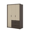 #ARMOIRE 3 PORTES/3 TIROIRS-L139CM-3D3S-24D1OI19-DUNIN OAK/DUNIN OAK/LIGHT BEIGE-MOLA