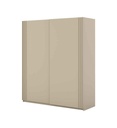 ARMOIRE 2 PORTES COUSLISSANTES-180CM-2D-2412OE16-BEIGE-NIVA