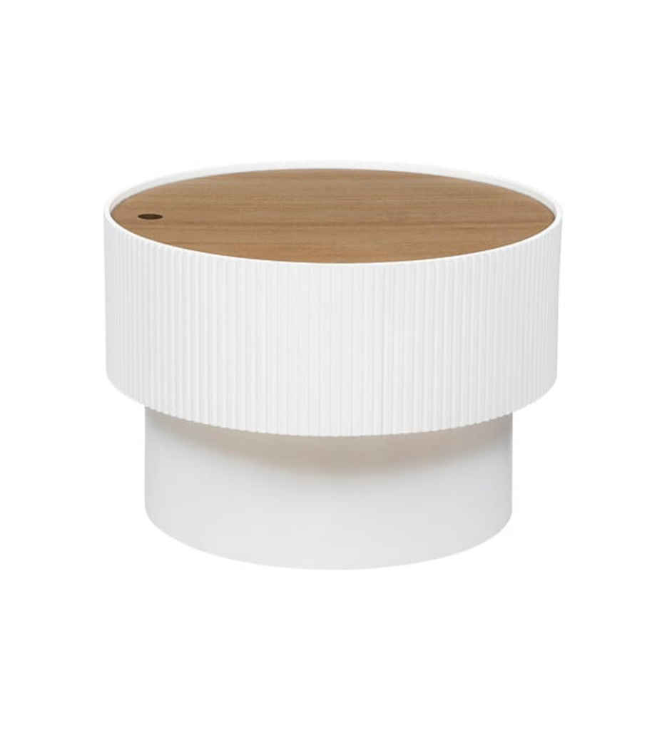 Table basse coffre Enola blanc JJA 197741A