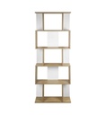 #* Bibliotheque JOYCE chêne et blanc