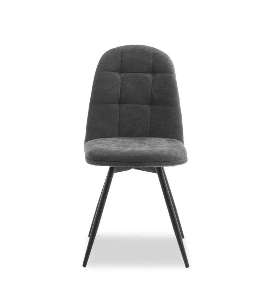 Chaise pivotante Gris/noir Jax FIN 004196