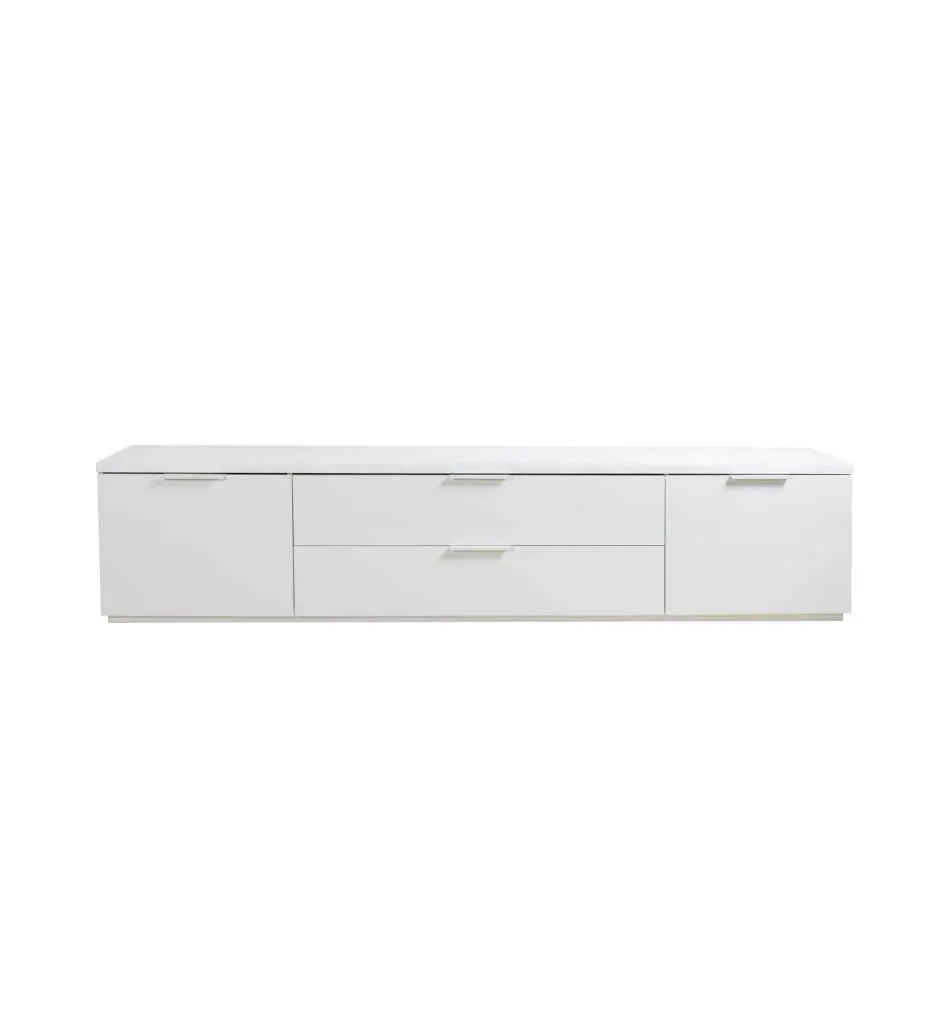 Meuble TV MUNDI LAQUE BLANC 239,8cms  TV0375K76805