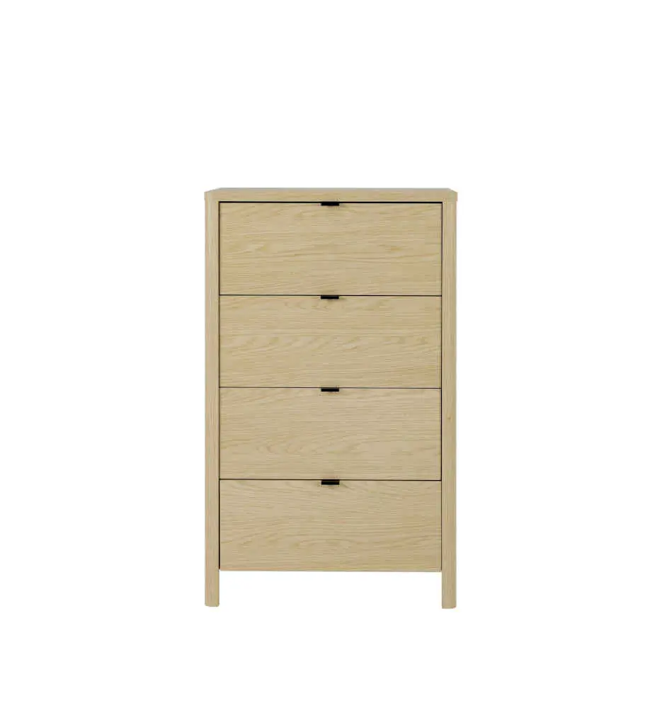 CHIFFONNIER  4 TIROIRS-L 71 CM-1H7J165-CHENE ROCWOOD-IZADI