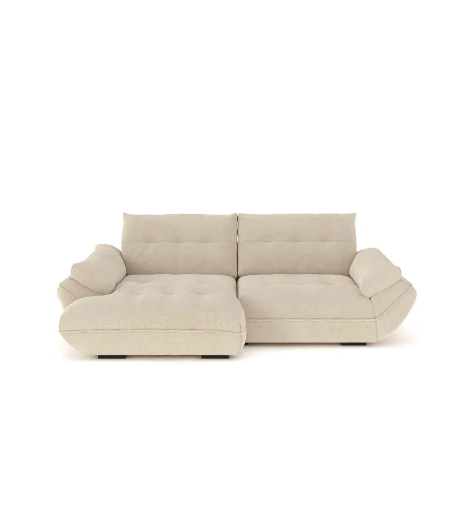 ANGLE GAUCHE  FIXE-C190651-TISSU CLOUD BEIGE A057-VIVO