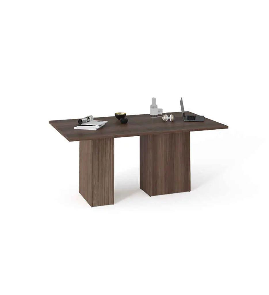 TABLE RECTANGULAIRE FUT-1ALLLONGE-L 180/225CM -N10-26SD2730-9876-LISON   