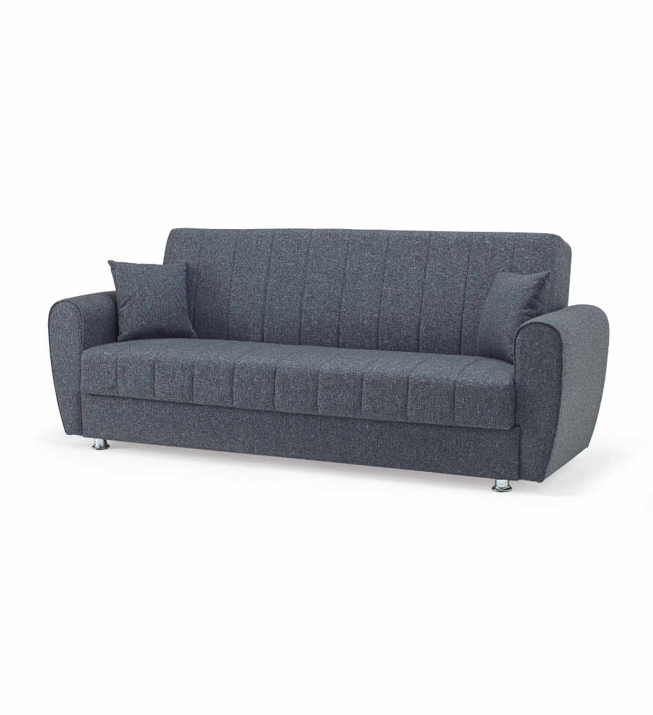 #BANQUETTE GRIS FONC - GLORY -GINA 6161 GR