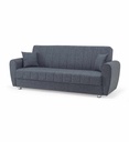 #BANQUETTE GRIS FONC - GLORY -GINA 6161 GR