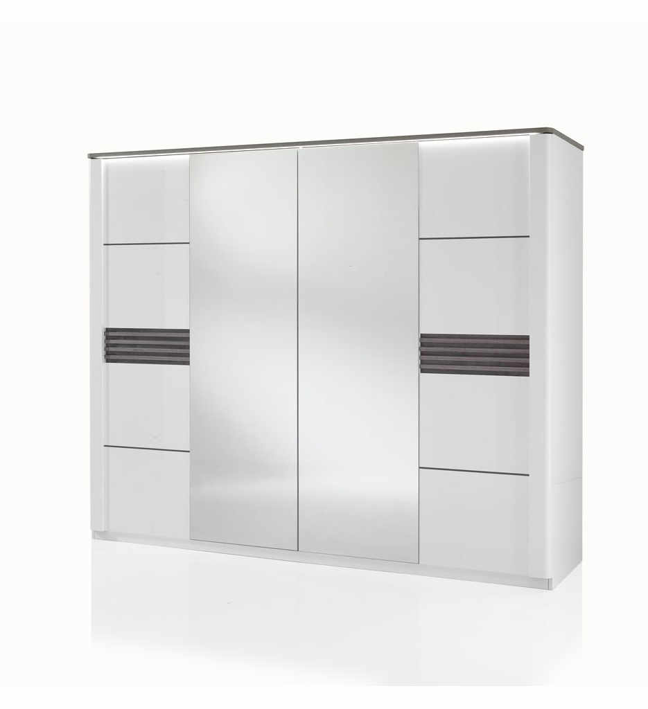 #ARMOIRE 4PT MIR+LED - VERTIGO