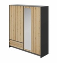 #ARMOIRE 4P/1T-1H3C180-MIMIZAN