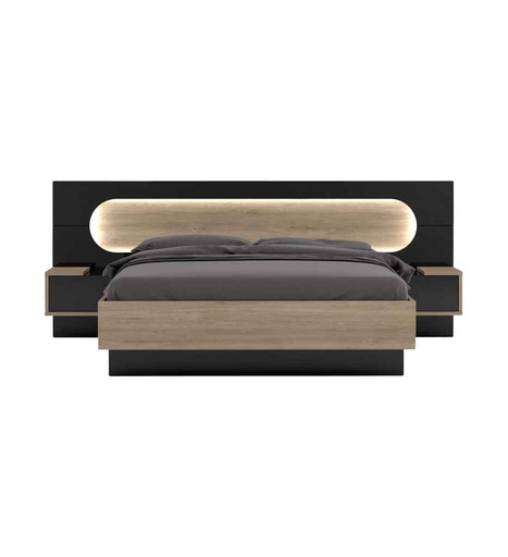 [030023] LIT 160*200 + 2 TABLETTES-AVEIRO 0838-N°19-22CB0316+22CB0720-NOIR