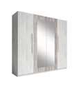 #ARMOIRE 4PT-2MIR-L 228CM-224ZDH20-VERA ARCTIC