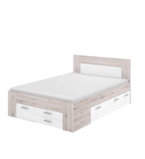 [040021] LIT AVEC 4 TIROIRS-140*200CM-UDNL141-T01F	- UDINE