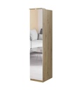 #ARMOIRE 1PT-MIROIR-45CM-249AKL57 -OPTIMA-ARTISAN OAK /BLANC