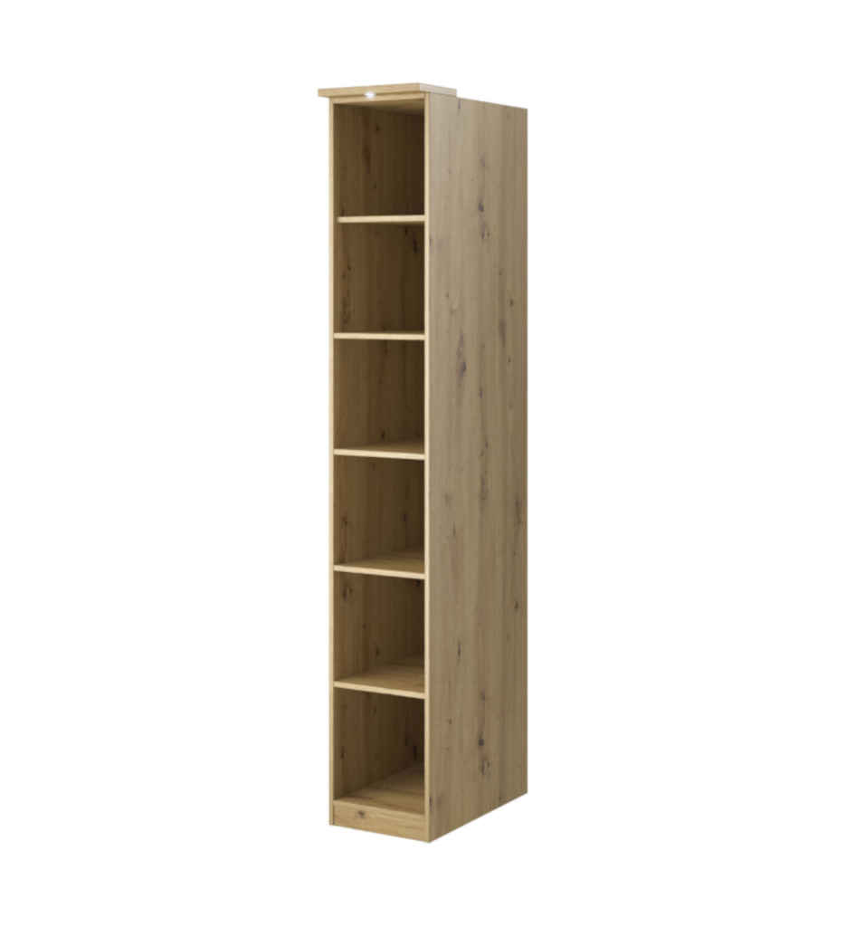 #BIBLIOTHEQUE-35CM-249AKL15-OPTIMA-ARTISAN OAK/BLANC