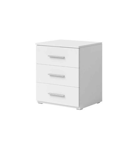 [030039] CHEVET 3 TIROIRS-BLANC-22971622-BETA
