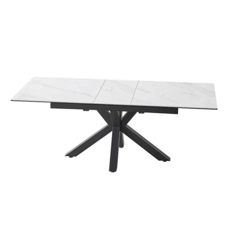 [0200191] TABLE 180/220CM-BLANC-CERAMIQUE-58501BL-MARISSA
