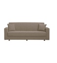 BANQUETTE CLIC-CLAC-PU TAUPE-DAVE