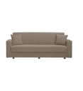 #BANQUETTE CLIC-CLAC-PU TAUPE-DAVE