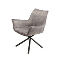 Chaise pivotante Bellagio Gris anthracite