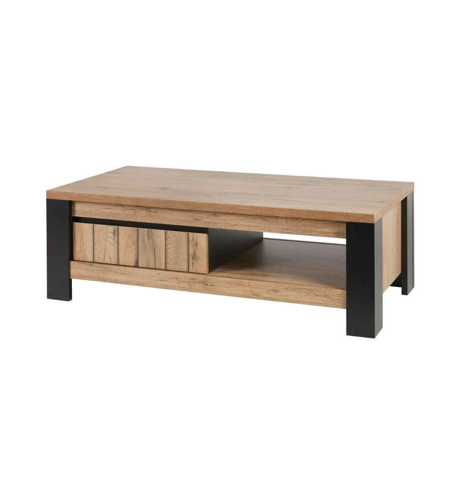 #TABLE BASSE-RECT-117CM-SCARLET OAK-SIMON