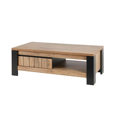[0200240] TABLE BASSE-RECT-117CM-SCARLET OAK-SIMON