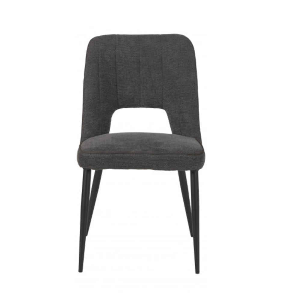 #CHAISE TISSU ANTRACITE-ST2204