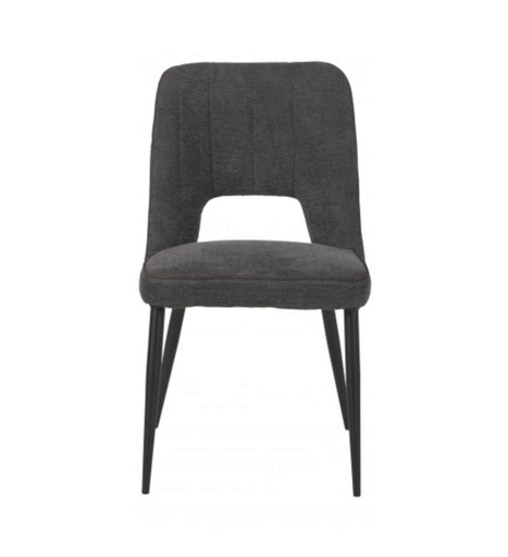 [0200243] CHAISE TISSU ANTRACITE-ST2204