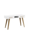 #BUREAU AD134.7505-BLANC NEIGE/ CHENE MASSIF-CARLSSON