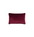 Coussin en velours rouge