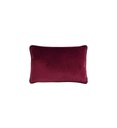 Coussin en velours rouge