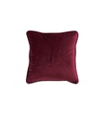 Coussin en velours rouge 40x40-AL 404427