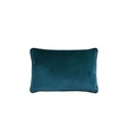 Coussin en velours bleu 60x40-AL 604136