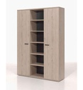 #ARMOIRE 2 PORTES 6 NICHES CHENE PRINTEMPS RIO1 H