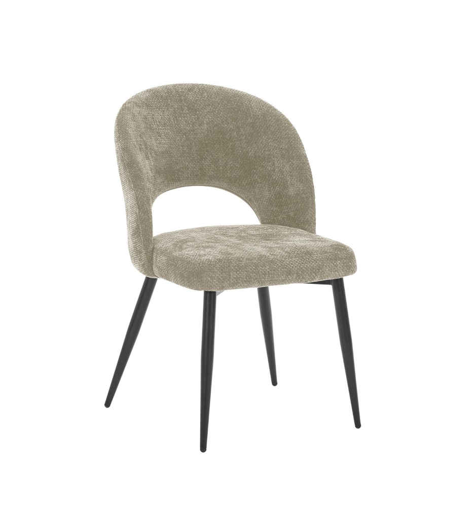 #CHAISE TISSU LIN-11516LI- EMMA