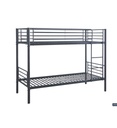 LIT SUPERPOSE 90*200CM DIVISIBLE-GRIS FONCE-REF89520B-SAMMY