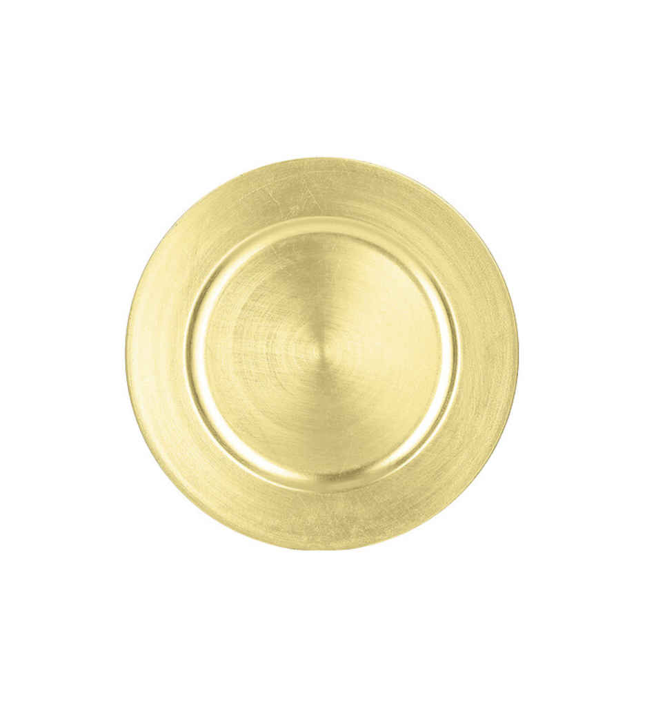 ASSIETTE PRESENTATION RONDE OR 715850 OR