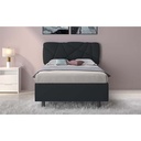 LIT 120*200 CM-AVEC COFFRE-LYCRA GRIS ANTHRACITE-622317-52C-POP