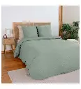 Parure 220X240 gaze de coton Amande