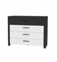 **COMMODE 4 TIR-BLC/NOIR-RICCIANO-RCQK213