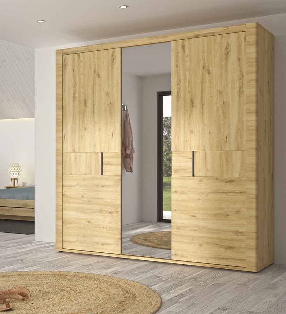 **ARMOIRE 3 PT-MIROIR - CONFIDENCE-H2T180