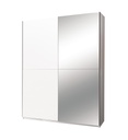 #ARMOIRE 2PT+MIR/BLANC-PULS-58-031-13 BLANC