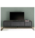 M TV 4PT-207CM-STEEL-NOIR STRUCTURE