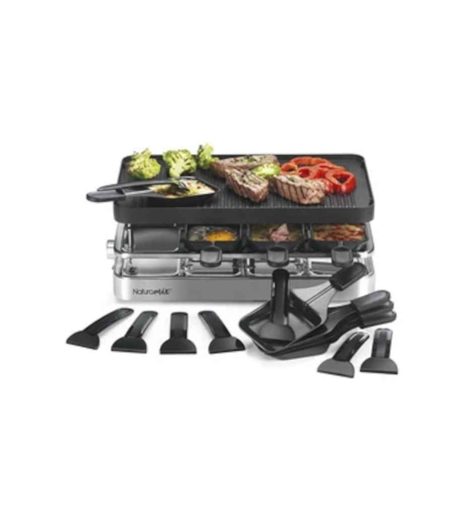 APPAREIL A RACLETTE 8 PERS. 1200W °°NATURAMIX RAC.INDUS-8