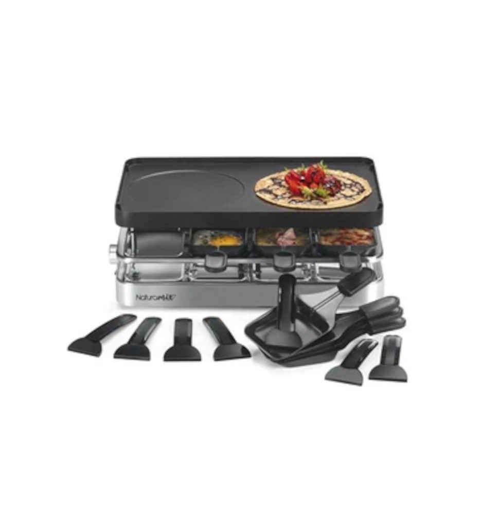 APPAREIL A RACLETTE 8 PERS. 1200W °°NATURAMIX RAC.INDUS-8