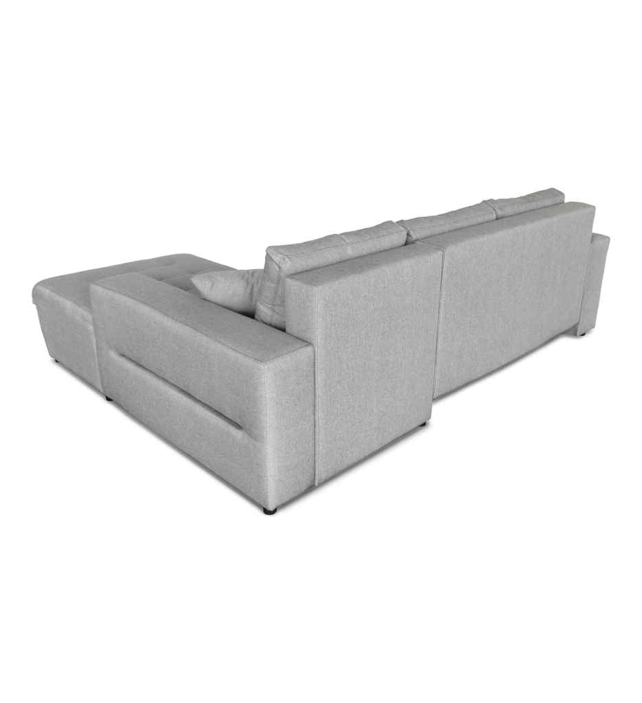 ANGLE DROIT AV CONVERTIBLE-TISSUS ENJOY 21 GREY-70002GR-CELIA