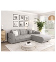ANGLE DROIT AV CONVERTIBLE-TISSUS ENJOY 21 GREY-70002GR-CELIA